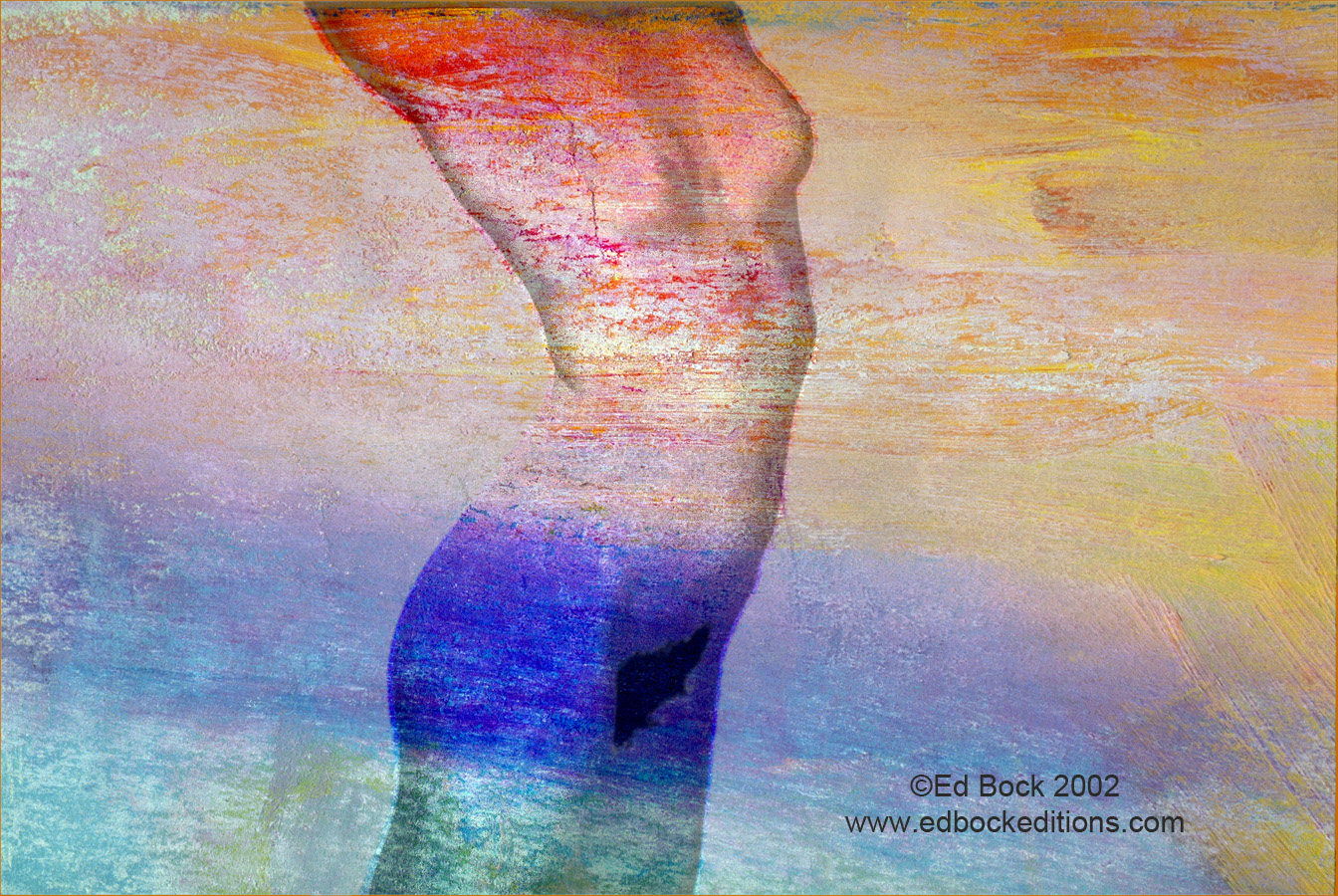 Nude, figure, Fusionnée, fusion, fusionnee, image, photo, art, painted, color, woman, girl, female, blended, merged, acrylic, watercolor, digital, artwork, colorful, figures, people, person, abstract, fine art, prints, editions, contemporary, naked, modern, expressionism, expressive, realism