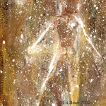 Transformation Nude, figure, Fusionnée, fusion, fusionnee, image, photo, art, painted, color, man, male, blended, merged, acrylic, watercolor, digital, artwork, colorful, figures, people, person, abstract, fine art, prints, editions, contemporary, naked, modern, expressionism, expressive, realism