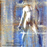 "We Are Stardust" 900 Nude, figure, Fusionnée, fusion, fusionnee, image, photo, art, painted, color, man, male, blended, merged, acrylic, watercolor, digital, artwork, colorful, figures, people, person, abstract, fine art, prints, editions, contemporary, naked, modern, expressionism, expressive, realism