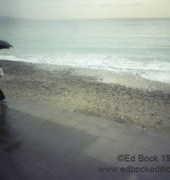 France, moody, umbrella, fine art, Mediterranean, weather, walking, figure